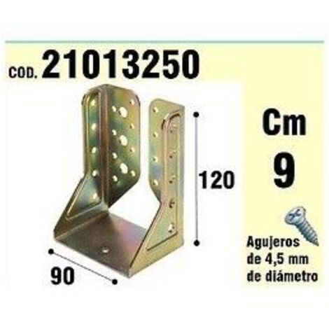 Wolfpack – Support pour ailes intérieures en bois bichromaté 90 mm – Métal traité contre corrosion – Pour charpente bois dur – Fixation robuste