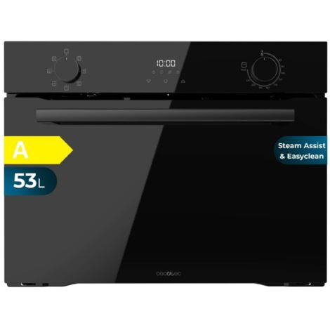 Cecotec – Four traditionnel encastrable 53 litres 2600 W – Porte triple vitrage – Ventilateur de refroidissement – 7 modes de cuisson (1/5)