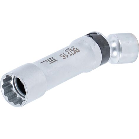 Douille articulée bgs acier chrome vanadium 100 mm chrome (1/4)