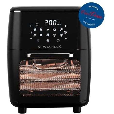Friteuse à air Pyramidea AF1208 12 litres 1700 watts noire (1/2)