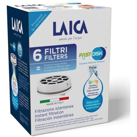 Laica Fast Disk Cartouche de filtre à eau 6 pièce(s) (1/2)
