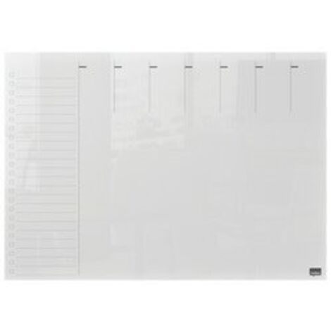 Tableau acrylique planning hebdomadaire, A3,transparent (1/5)