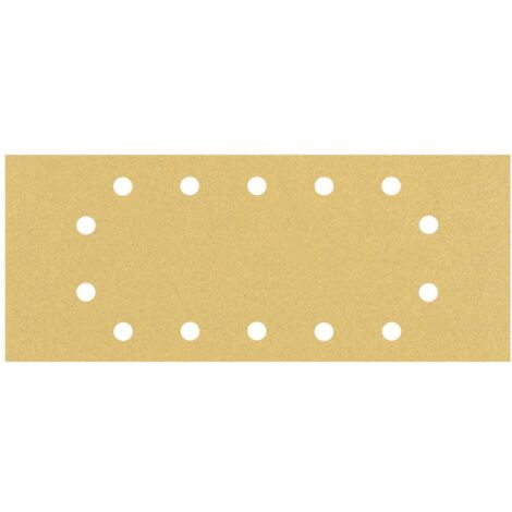 Bosch 10x Expert C470 Papier abrasif à 14 trous pour ponceuses vibrantes 115 x 280 mm G 100 - 2608900876
