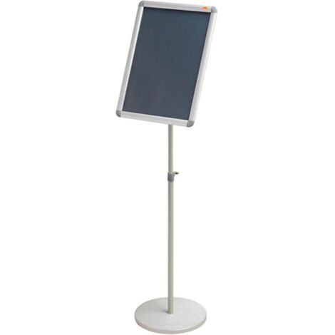Nobo Prospektständer 1902384 DIN A3 35x7x101cm silber (1/3)
