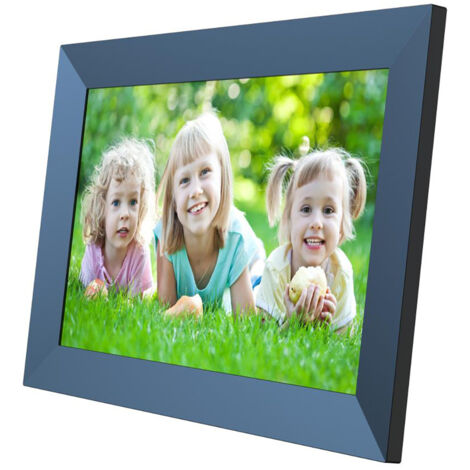 Cadre photo numérique 10,1'' 16 Go microSD WiFi MP4 haut-parleur Frameo PFF-1026B - noir (1/4)