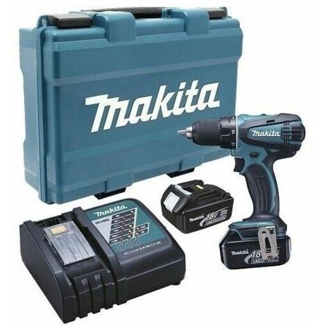 Perceuse visseuse Professionnelle 18V 3.0Ah 62nm, 2 batteries, chargeur, en coffret - Makita - DDF482RFE (1/5)