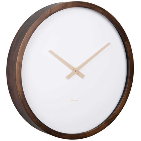 Horloge murale en bois Ancho 50 cm (1/3)