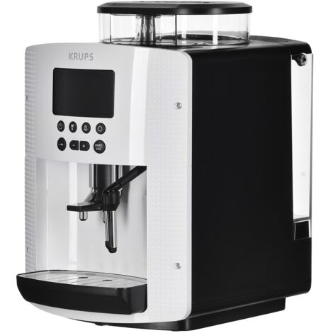Krups Machine à café automatique 1,8 l 15 bar cran LC Système AutoCappuccino blanc (1/5)