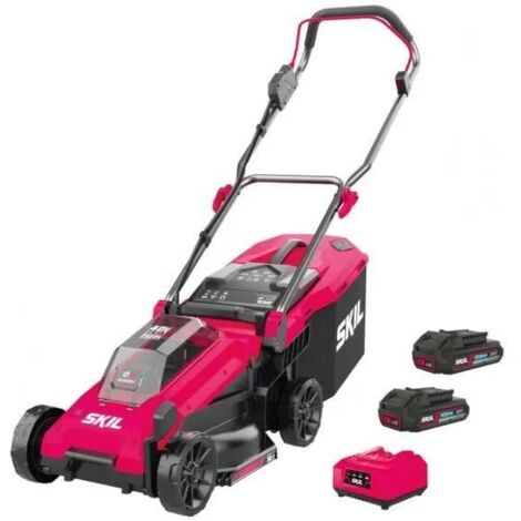 Skil Tondeuse à gazon Brushless noir et rouge 34 cm (1/3)