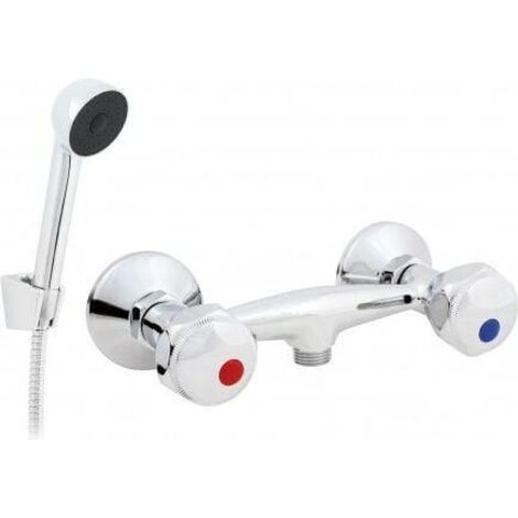 Hydroland Robinet de douche STANDARD Chrome mural (1/2)