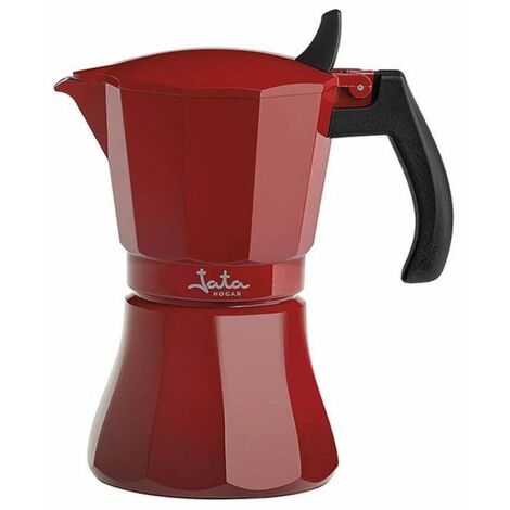 Cafetière italienne jata home hcaf2012/ 12 tasses/ rouge vulcano