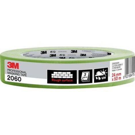 Ruban adhésif 3m 2060 vert clair 24 mm 50 m (1/2)