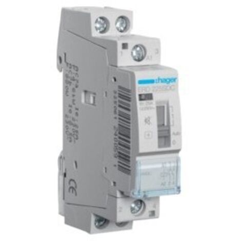 Contacteur silencieux Hager commande manuelle 25 ampères 24 volts (1/2)