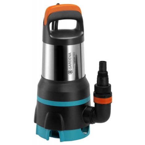 FP – Pompe submersible 860W pour eaux claires et usées – Débit 19500 l/h – Hauteur de refoulement 9,7 m – Câble 10 m H07 RN-F - 09049-61 (1/8)