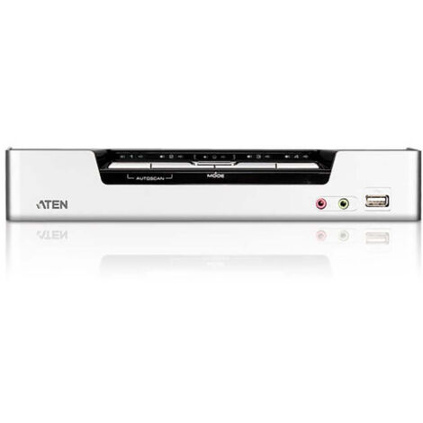 Aten CS1794 - Commutateur KVM HDMI USB à 4 ports avec audio et concentrateur USB 2.0 (1/4)