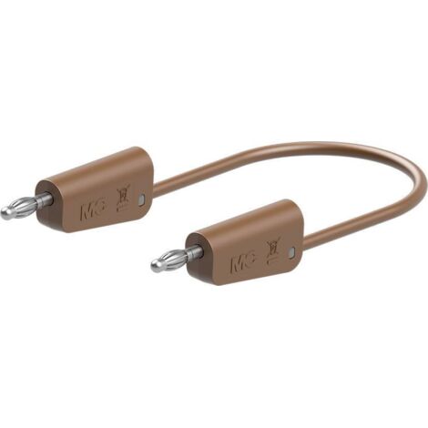 Stäubli LK-4N-F10 Cordon de mesure 75 cm marron 1 pc(s) D661312 (1/2)