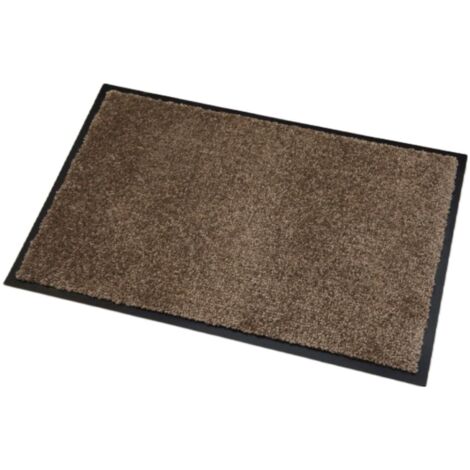 Tapis intérieur anti-poussière ultra absorbant 40x60 cm – Couleur beige – Dos en vinyle anti-dérapant – Lavable à 30°C – Novotex (1/3)