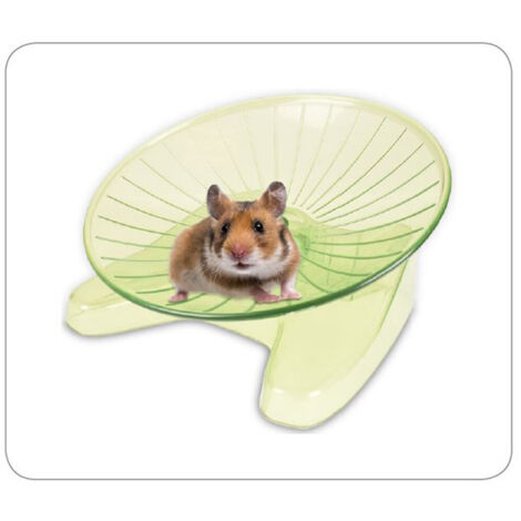 Plateau de course SUSIE D15 cm S vert pour rongeur - Flamingo (1/5)