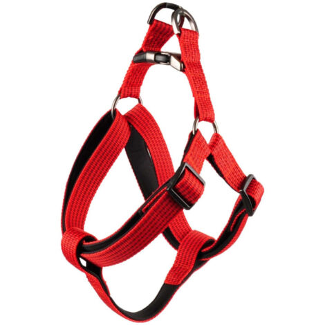 Harnais Jannu XL 60-90 cm 25 mm rouge  pour chien - Flamingo (1/5)