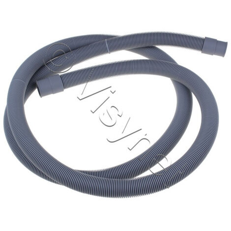 Universeel - tuyau de vidange en pvc 2m droit-droit - - (1/2)