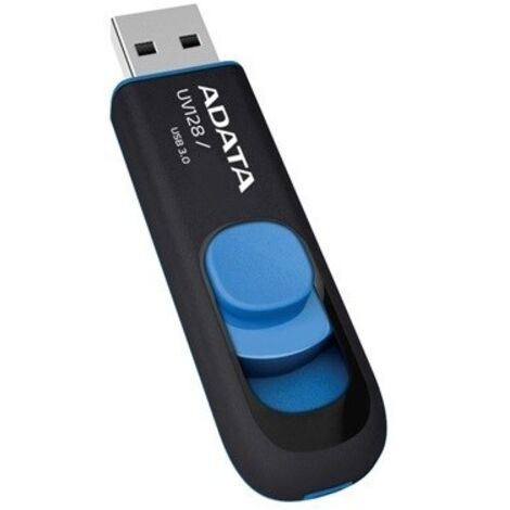 ADATA DashDrive UV128 32 Go clé USB USB Type-A 3.2 Gen 1 (3.1 Gen 1) Noir, Bleu (1/2)
