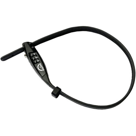 Collier de serrage combiné en acier de 45 cm avec âme en acier inoxydable de 1 cm, bleu (1/2)