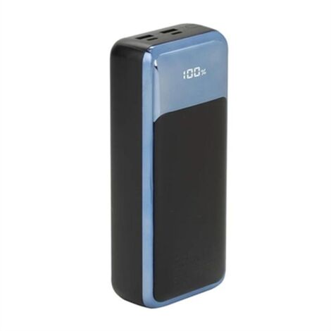 Rivacase VA1080 banque d'alimentation électrique Lithium Polymère (LiPo) 30000 mAh Noir, Bleu (1/4)