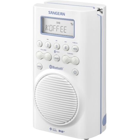 N/A DAB+ Sangean H205 Bluetooth étanche à l'eau blanc Y002151