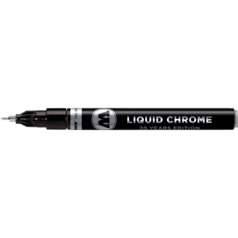 Marqueur chrome liquide 1 mm – Encre pigmentée à base d'alcool – Résistant aux UV et aux rayures – Rechargeable avec pointes interchangeables – Molotow - X671581 (1/6)