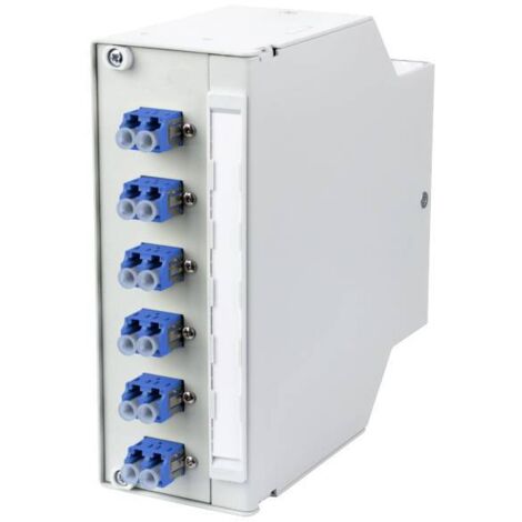 Metz Connect OpDAT REGpro VIK 6xLC-Duplex OS2 Panneau de brassage fibre optique 6 ports LC C009482 (1/2)