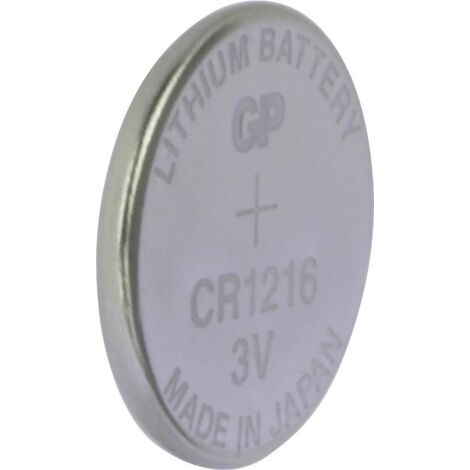 Pile bouton CR 1216 lithium GP 3 V 1 pc(s) Y807902 (1/5)