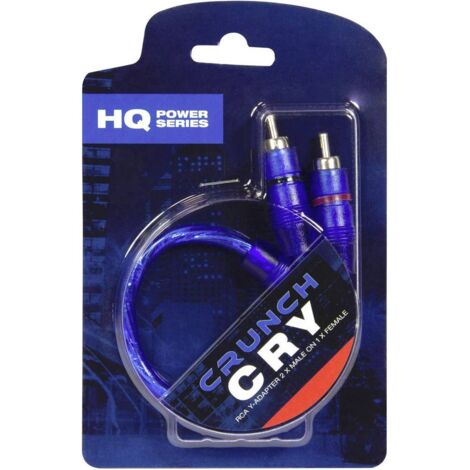 Crunch CRY Câble RCA Y 25.00 cm [1x Cinch-RCA femelle - 2x Cinch-RCA mâle] Q910082 (1/3)
