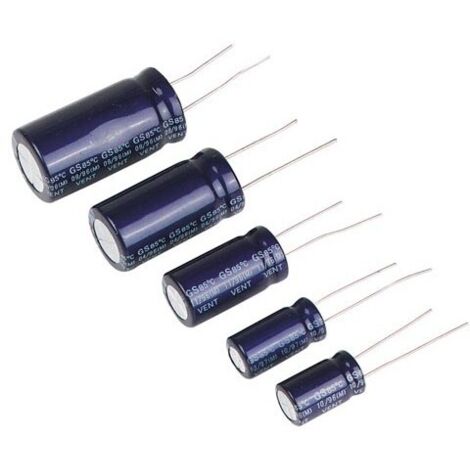 CONDENSATEUR CHIMIQUE RADIAL 470µF / 35V 470J0E RI12281 (1/5)