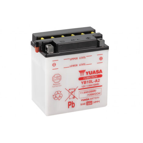 Batterie moto YUASA YB10L-A2 12V 11.6AH 120A (1/5)