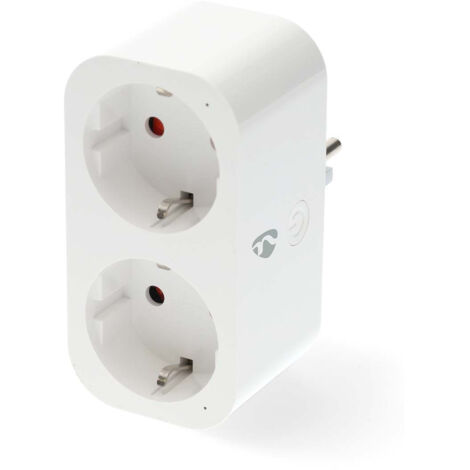 Prise intelligente smartlife wi fi ip21 wattmetre 3680 w type f cee 77 0 - 55 c android ios blanc 1 pieces 88 (1/5)