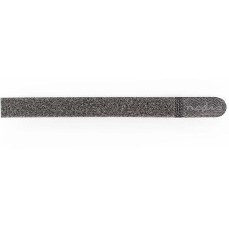 Colliers de serrage a crochets et a boucles sachet en plastique gris 10 pcs 3858 (1/3)