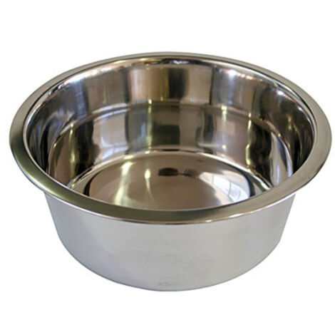 Gamelle en acier inoxydable 2.5 Litre ø 25 cm pour chien - Karlie (1/4)