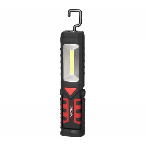 Torche led orno cob 3w + 1w avec crochet - 2800mah rechargeable et fonction powerbank. (1/4)