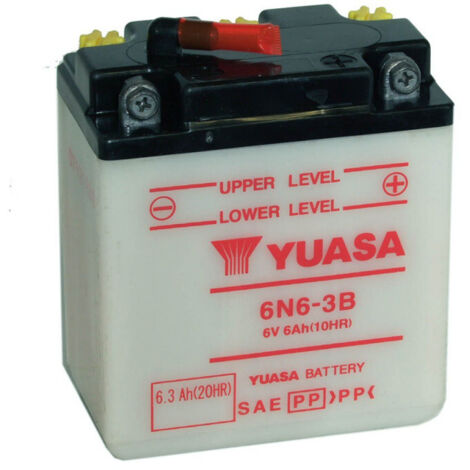 Batterie moto YUASA 6N6-3B 6V 6.3AH (1/6)