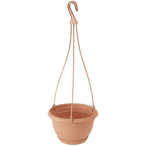 PROSPERPLAST Jardinière suspendue AGRO 1,2L 18x18x11,5 cm Coloris terre cuite (1/5)