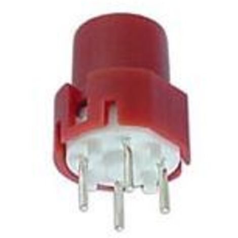 BOUTON-POUSSOIR ROND 9.0mm ROUGE (1/2)