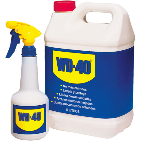 Wd-40 – Lubrifiant multi-usages 5L – Spray inclus – Dégrippant pour métal, plastique et caoutchouc – 2000 applications
