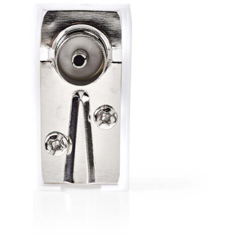 CSGP40920WT Conencteur IEC ( Coax)  Coudé  Femelle  Plaqué nickel  75 Ohm  Vis  Diamètre d'entrée de câble: 7.0 mm  Métal / PVC  Blanc  2 pièces  Enveloppe (1/3)