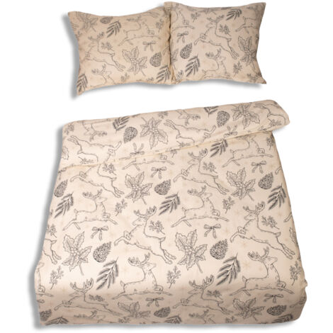 Literie en flanelle (220x200-1,70x80-2) (1/5)