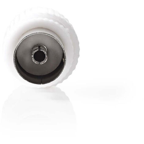 CSGP40923WT Conencteur IEC ( Coax) Droit Femelle Plaqué nickel 75 Ohm Vis Diamètre d'entrée de câble: 7.0 mm Métal / PVC Blanc 2 pièces Enveloppe (1/3)