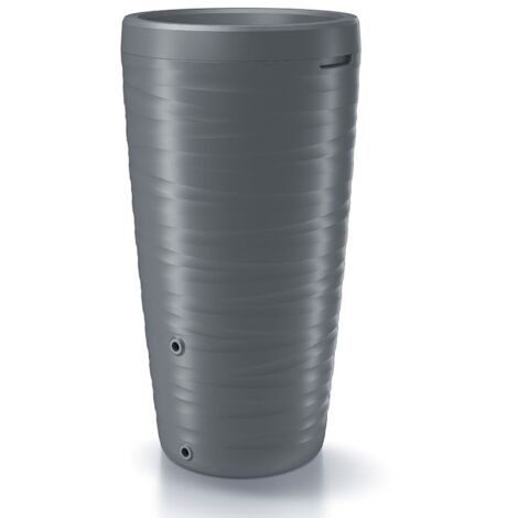 PROSPERPLAST Citerne pluviale MAZE 240 L 59,3 x 59,3 x 111 cm en plastique gris (1/5)