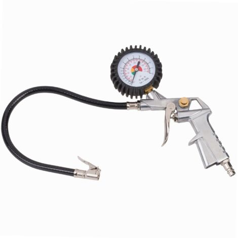 Pistolet de gonflage avec manomètre powair100 powerplus (1/5)