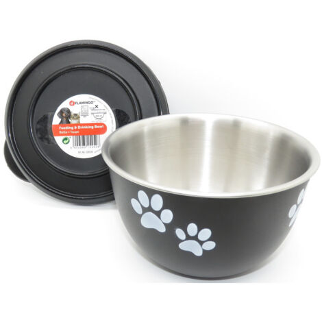 Ecuelle Kena avec couvercle ø12.7 cm 600 ml pour chien - Flamingo (1/5)