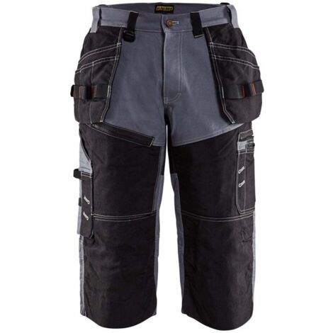 Pantaloni da lavoro Blaklader X1500 100% twill di cotone 370 g/m² Grigio / Nero 52 (1/5)