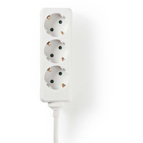 Fiche de derivation contact de mise a la terre type f cee 77 3 voies 300 m 3680 w 16 a type de mise a la terre contact lateral 230 v ac 5060 hz angle de prise 45 - h05vv f (1/3)